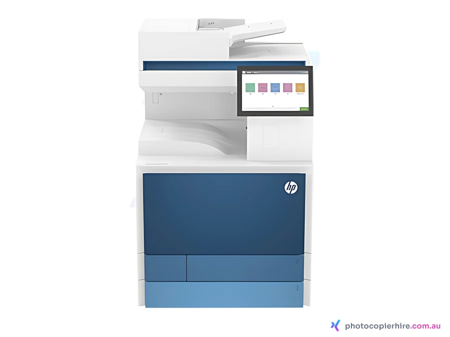 HP E82650 photocopier, the same body family as the HP LaserJet Managed MFP E826 series, for hire, rent or sale in Brisbane