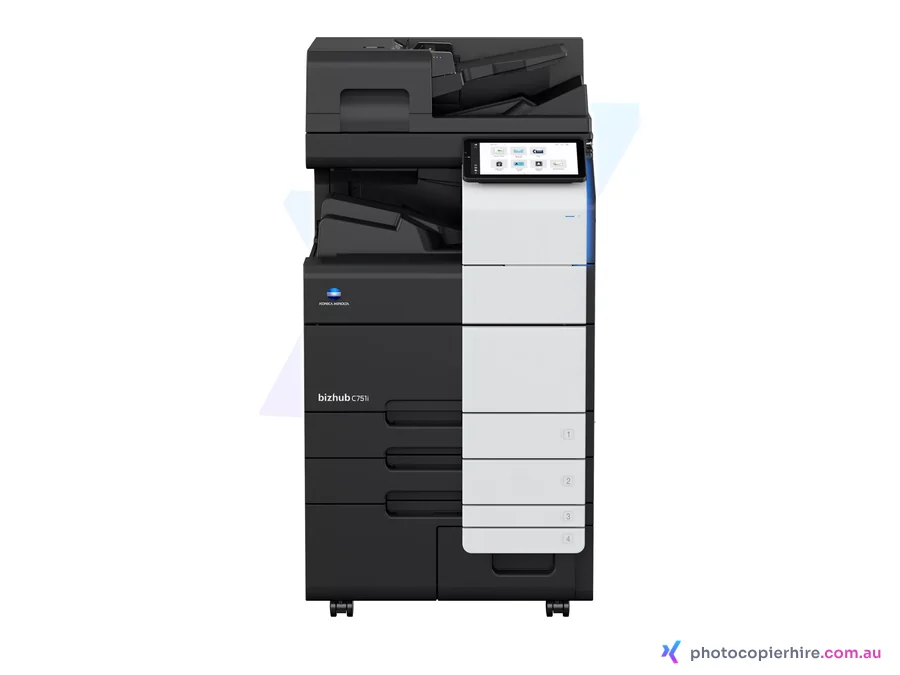 Konica Minolta bizhub C751i photocopier for hire, rent or sale in Brisbane