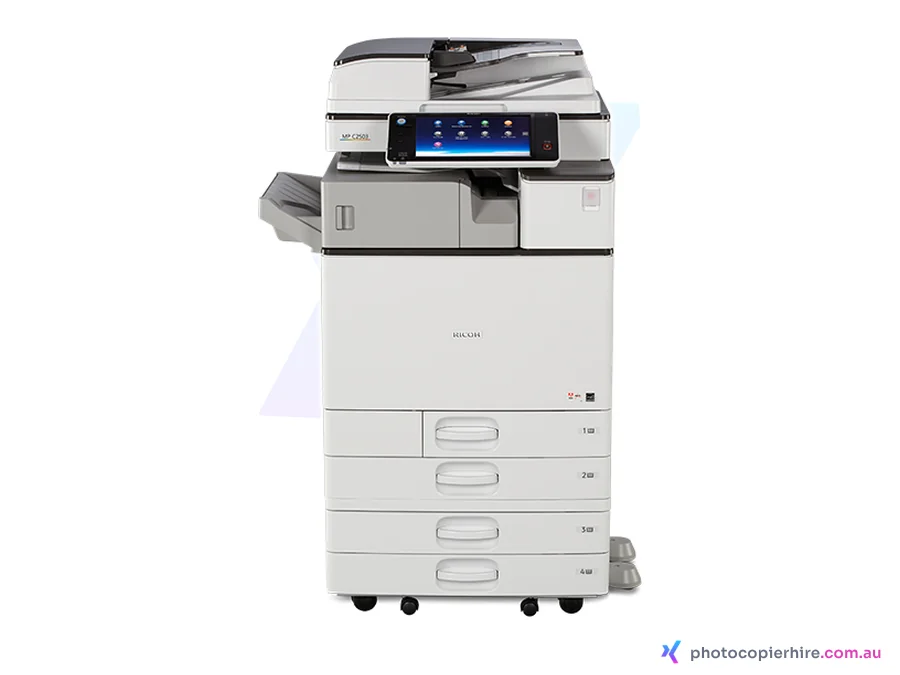 Ricoh MP C3503 photocopier, the same body family as the Ricoh MP C3003, for hire, rent or sale in Brisbane