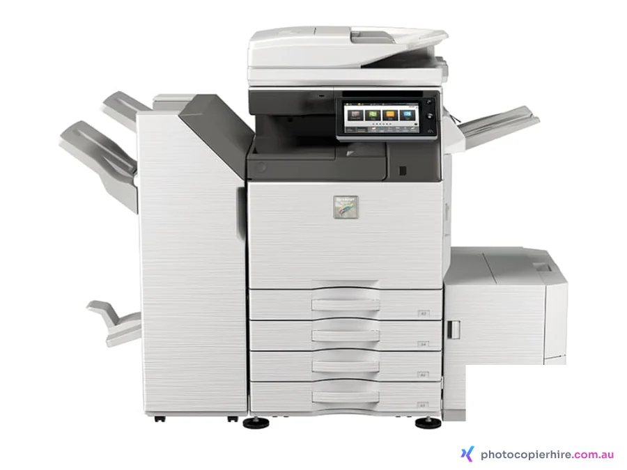 Sharp MX-4071 photocopier, the same body family as the Sharp MX-3571 colour series, for hire, rent or sale in Brisbane